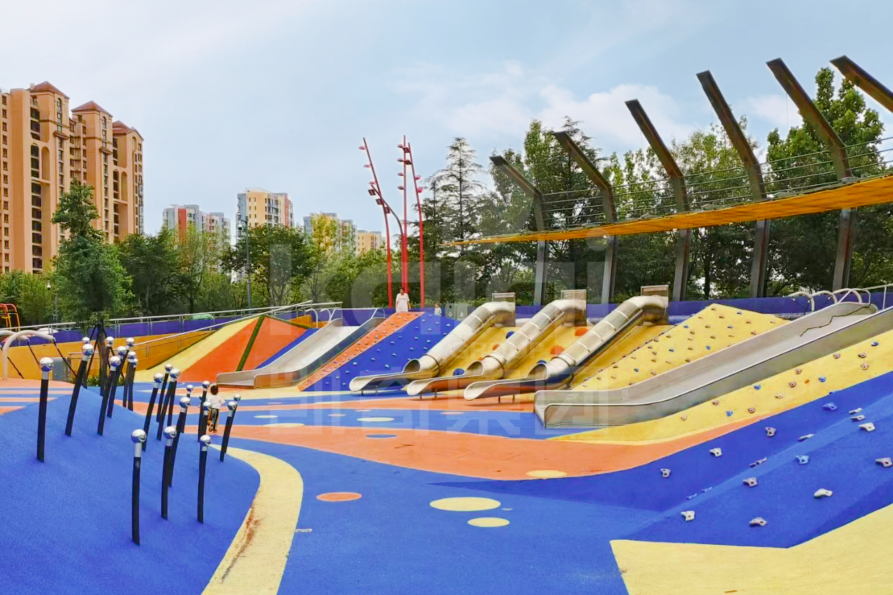 胶州三里河儿童乐园 | 置身生态绿廊，开启游乐之旅