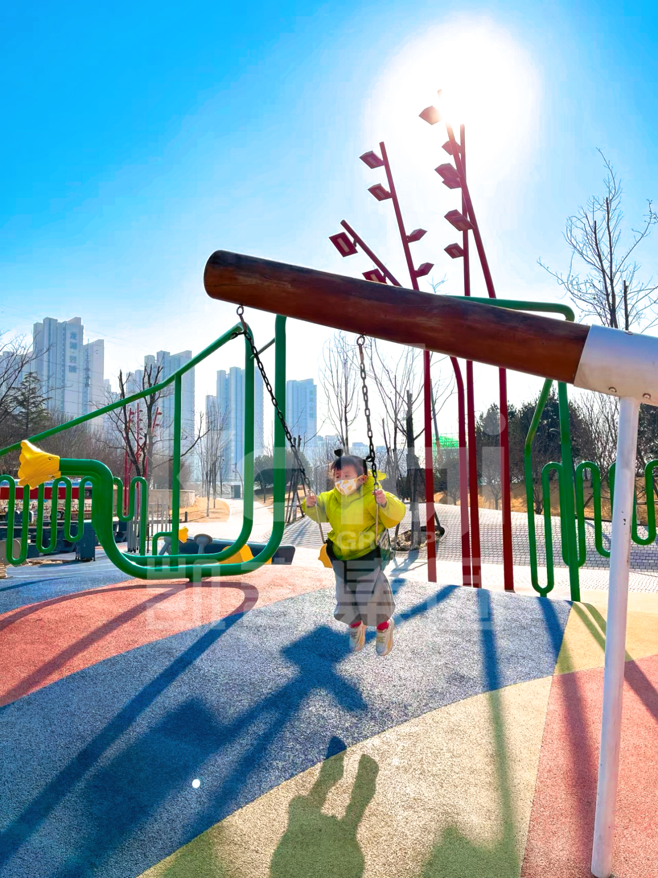 胶州三里河儿童乐园 | 置身生态绿廊，开启游乐之旅