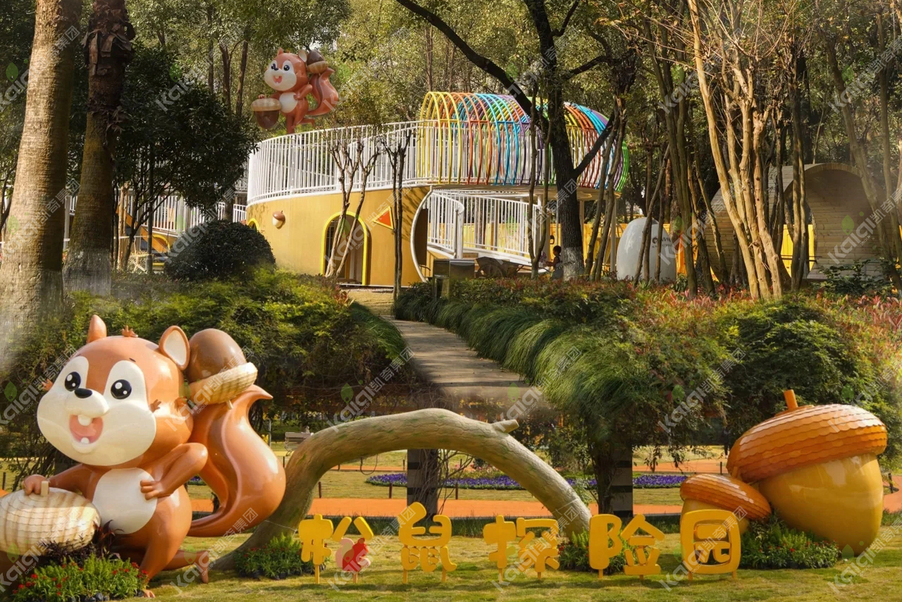 当无动力乐园遇上“小动物”——加入新元素，乐园又将如何规划呢?